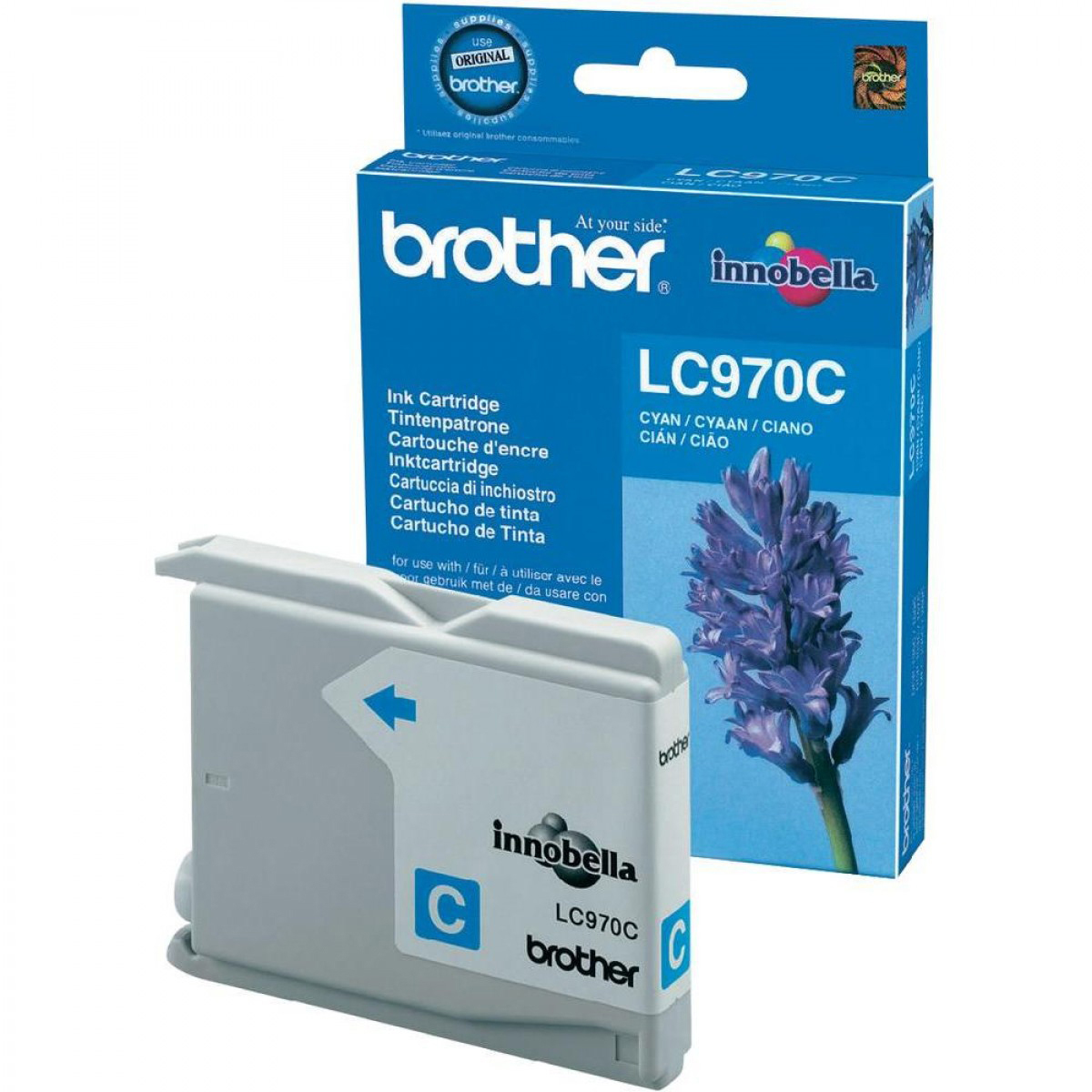 Original Brother LC970C Cyan Ink Cartridge (LC970C)