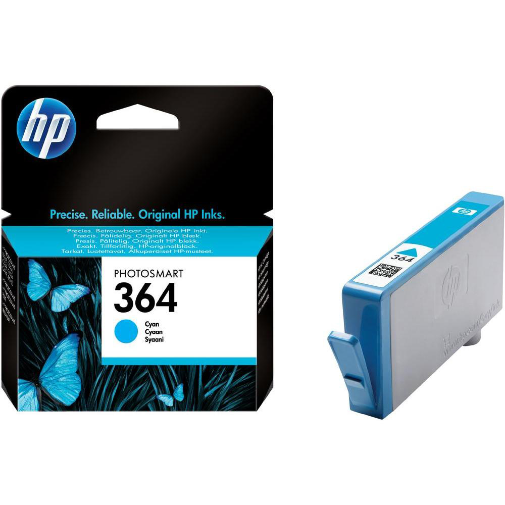 Original HP 364 Cyan Ink Cartridge (CB318EE)