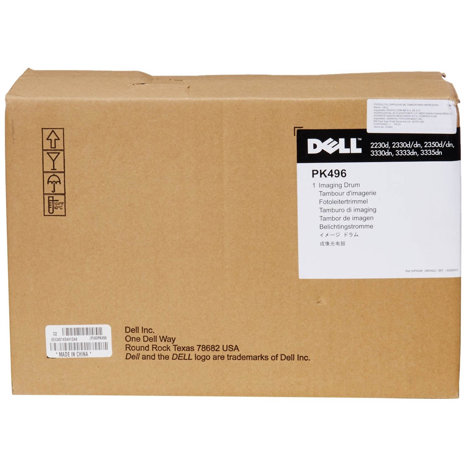 Original Dell PK496 Imaging Drum Cartridge (593-10338)