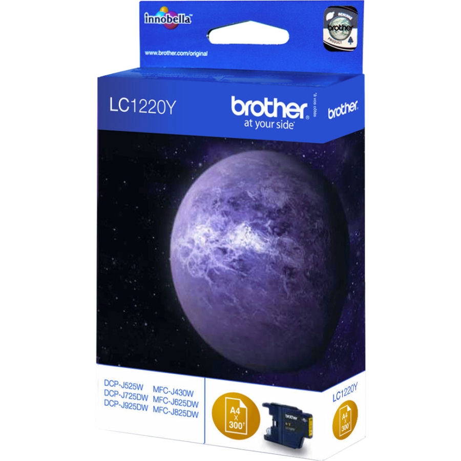 Original Brother LC1220Y Yellow Ink Cartridge (LC1220Y)