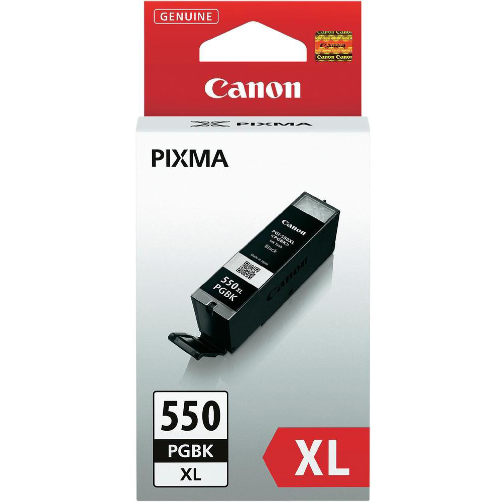Original Canon PGI-550PGBKXL Black High Capacity Ink Cartridge (6431B001)