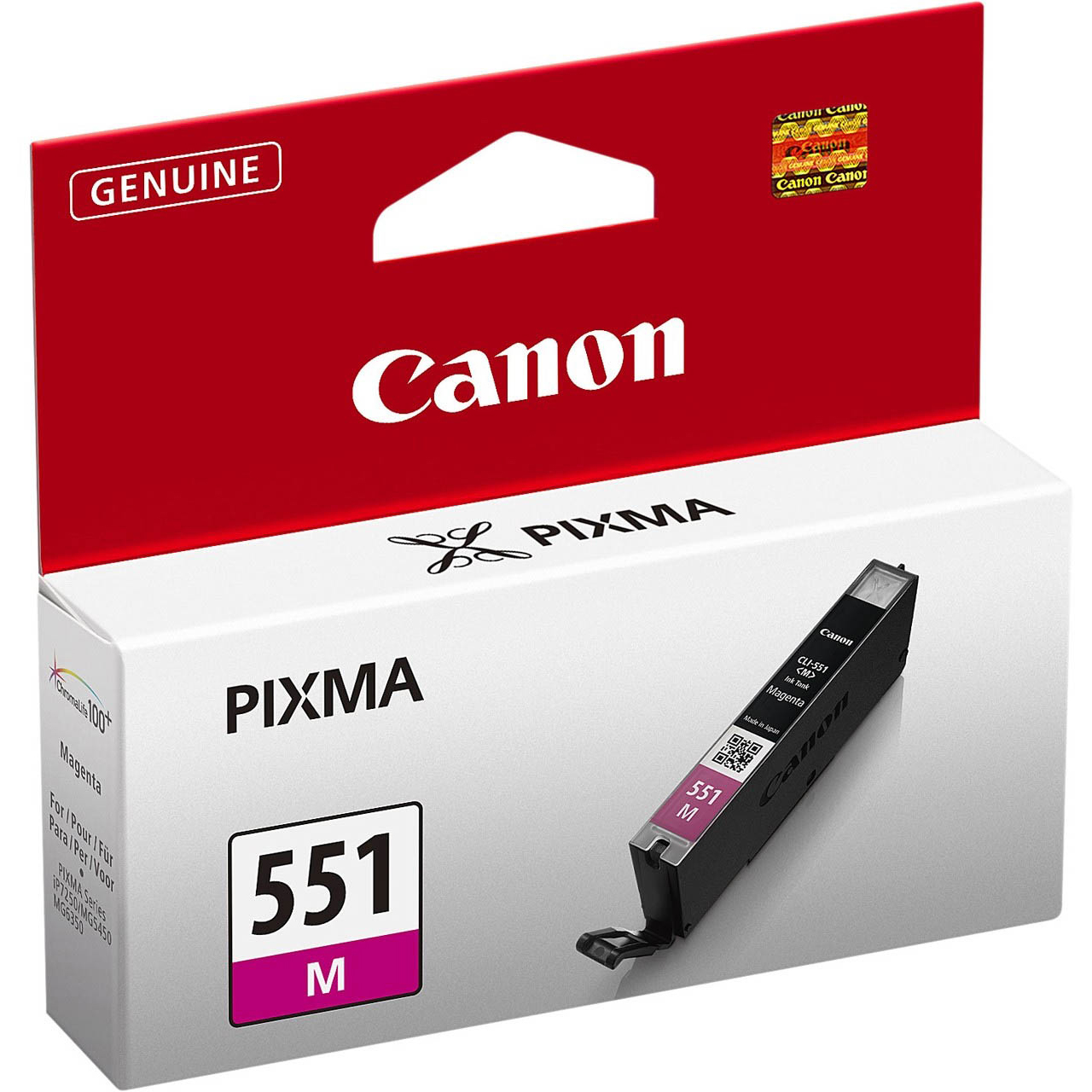Original Canon CLI-551M Magenta Ink Cartridge (6510B001)
