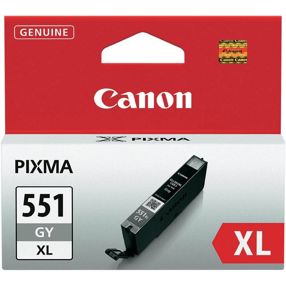 Original Canon CLI-551GYXL Grey High Capacity Ink Cartridge (6447B001)