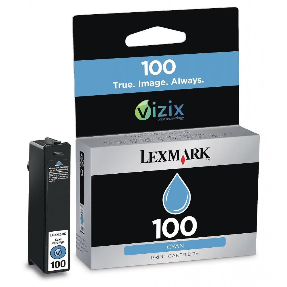 Original Lexmark 100 Cyan Ink Cartridge (14N0920)