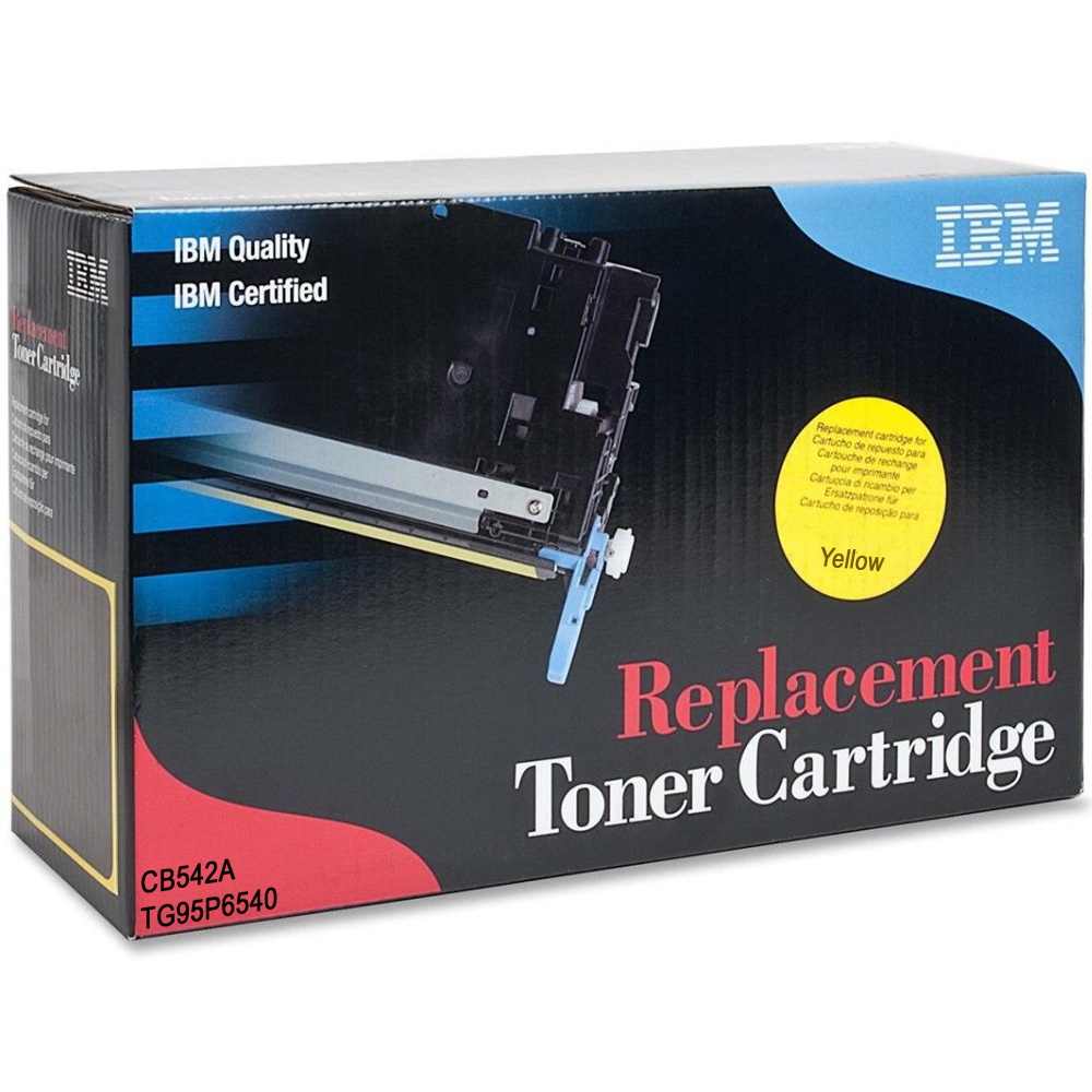 IBM Ultimate HP 125A Yellow Toner Cartridge (CB542A) (IBM TG95P6540)