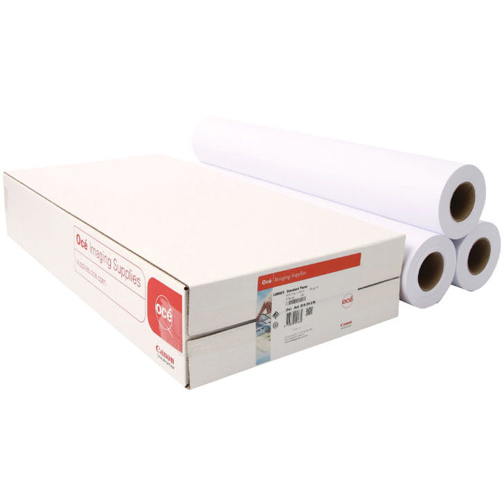 Original Canon 90gsm 841mm x 50m White Uncoated Paper 3 Rolls (97003453)
