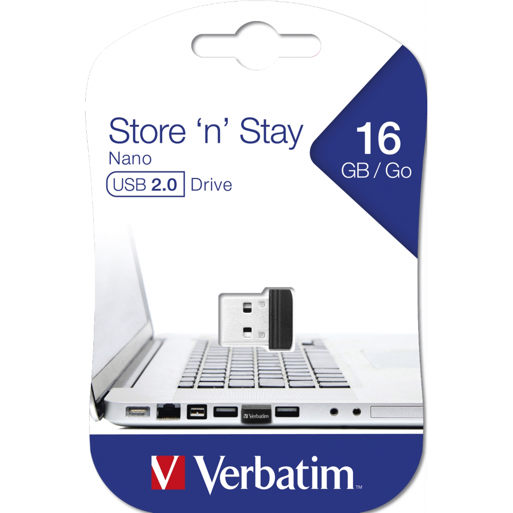 Original Verbatim Store 'N' Stay Nano Usb 16Gb (97464)