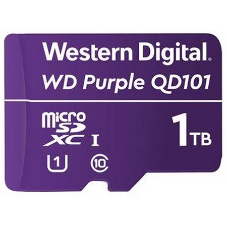 Original Western Digital Wd Purple Sc Qd101 1Tb Microsdxc Uhs-I Memory Card (WDD100T1P0C)