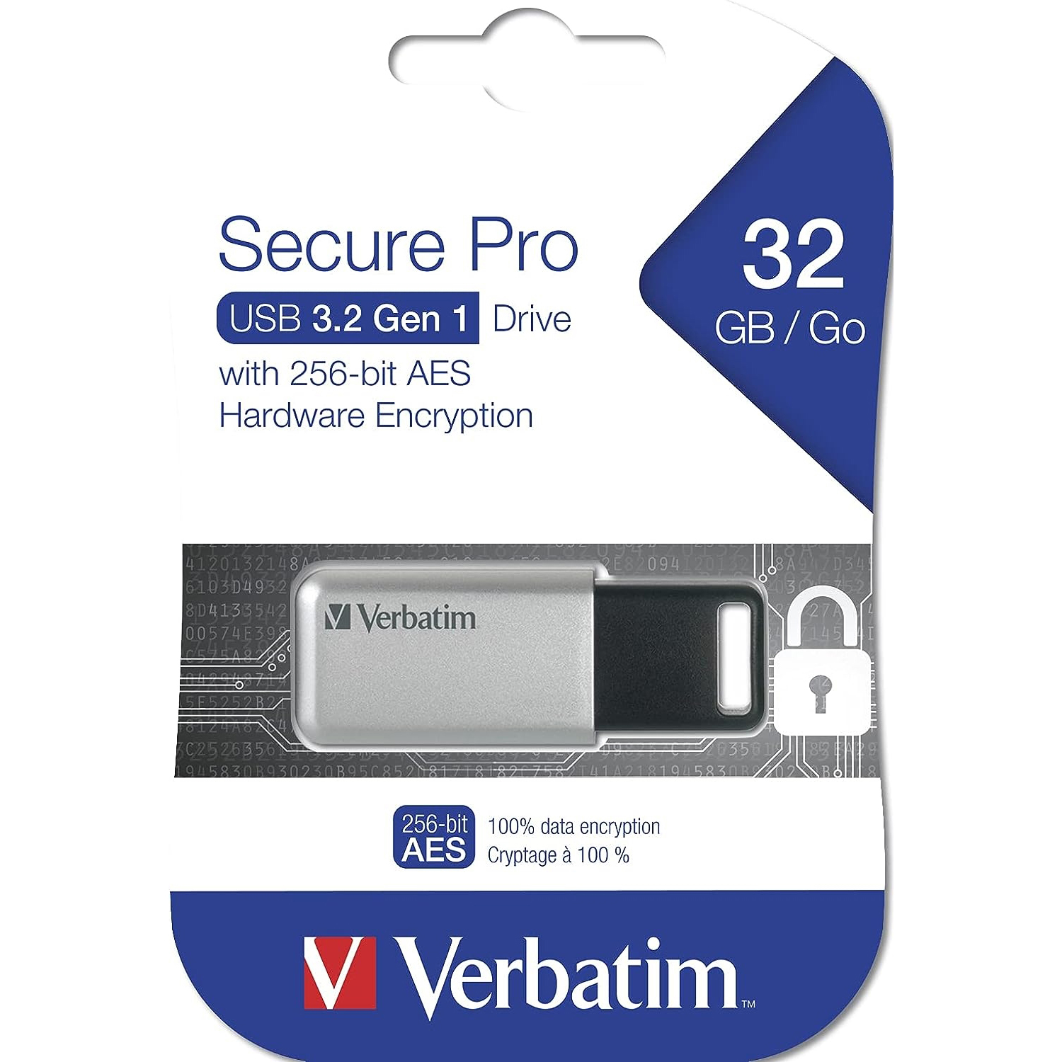 Original Verbatim Secure Pro Usb 32Gb (98665)