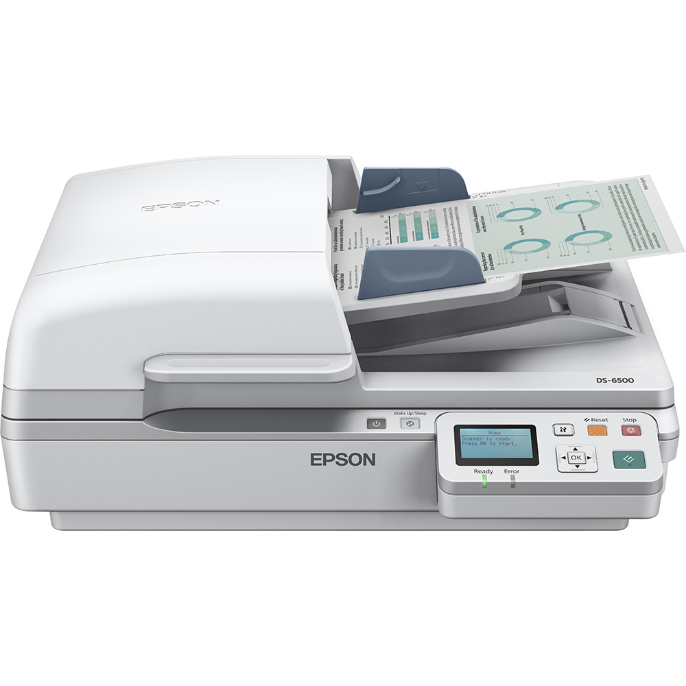 Original Epson Workforce Ds6500N A4 Colour Network Scannner Scanner (B11B205231BU)