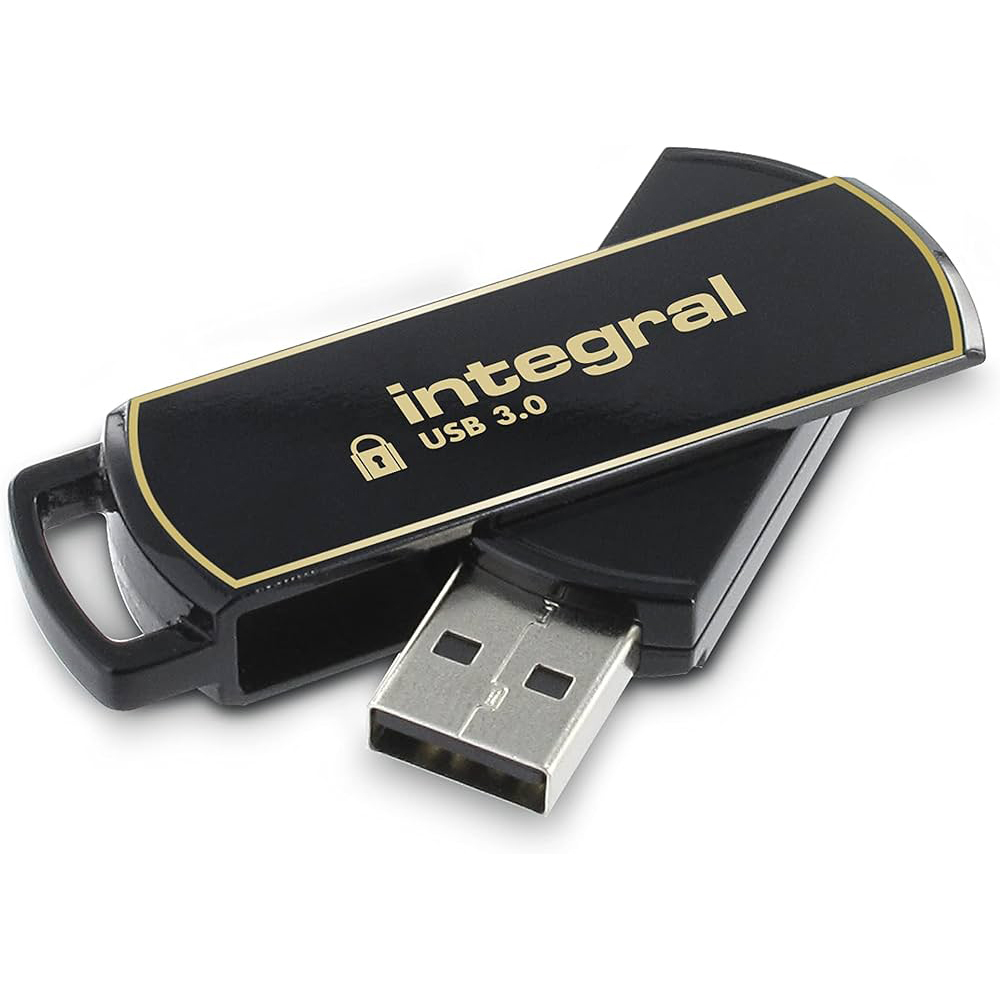 Original Integral Secure 360 Encrypted Usb 3.0 16Gb Flash Drive (INFD16GB360SEC3.)
