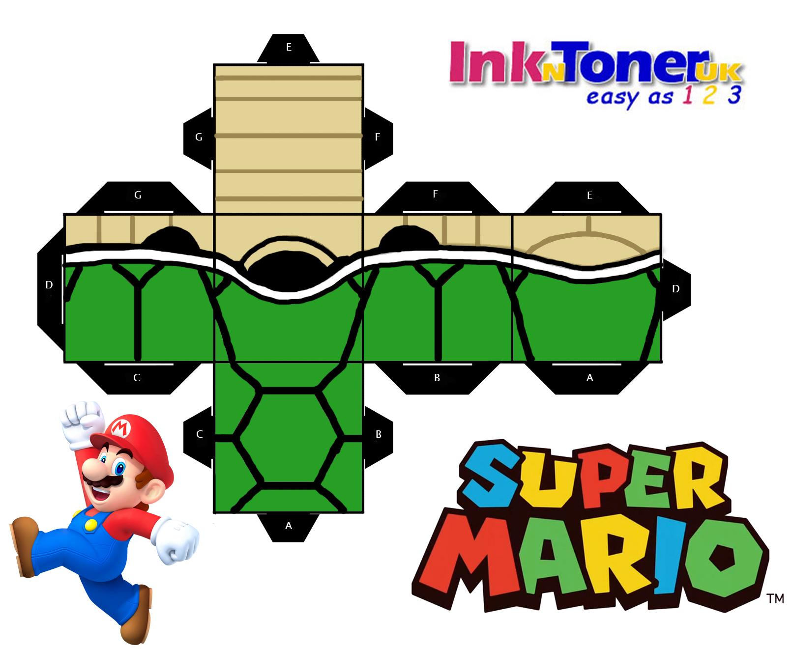 Print your own Super Mario Papercraft! Inkntoneruk News