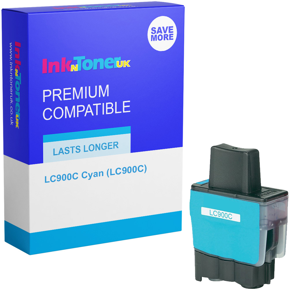 Premium Compatible Brother LC900C Cyan Ink Cartridge (LC900C)