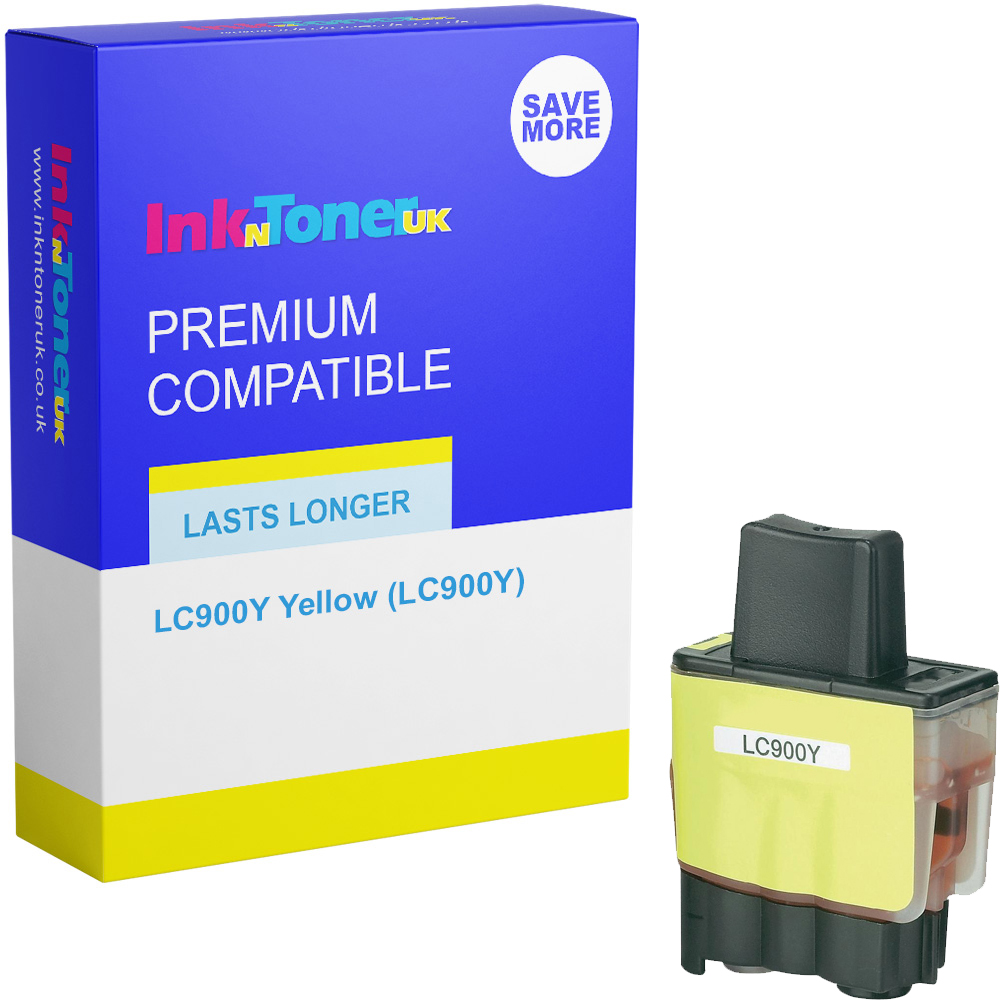 Premium Compatible Brother LC900Y Yellow Ink Cartridge (LC900Y)