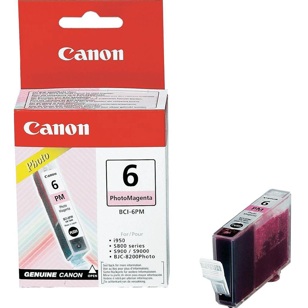 Original Canon BCI-6PM Photo Magenta Ink Cartridge (4710A002)
