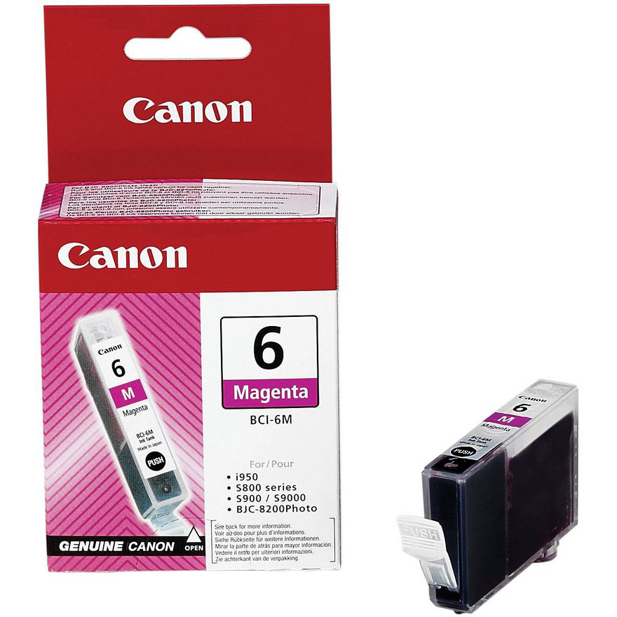 Original Canon BCI-6M Magenta Ink Cartridge (4707A002)