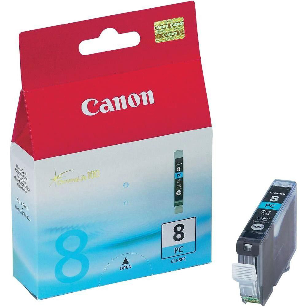 Original Canon CLI-8PC Photo Cyan Ink Cartridge (0624B001)