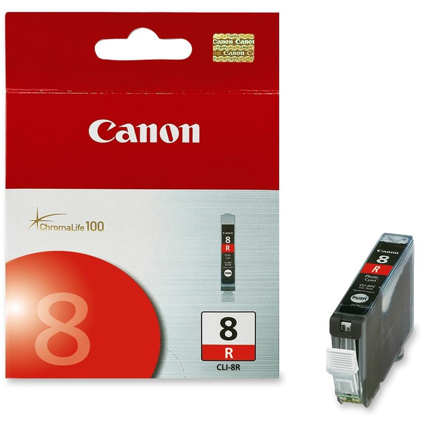 Original Canon CLI-8R Red Ink Cartridge (0626B001)