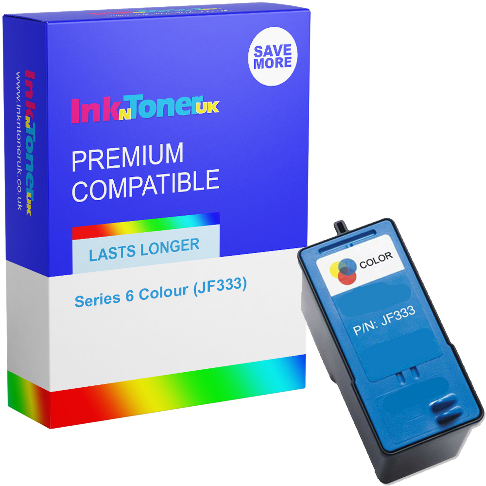 Premium Remanufactured Dell Series 6 Colour Ink Cartridge (JF333)