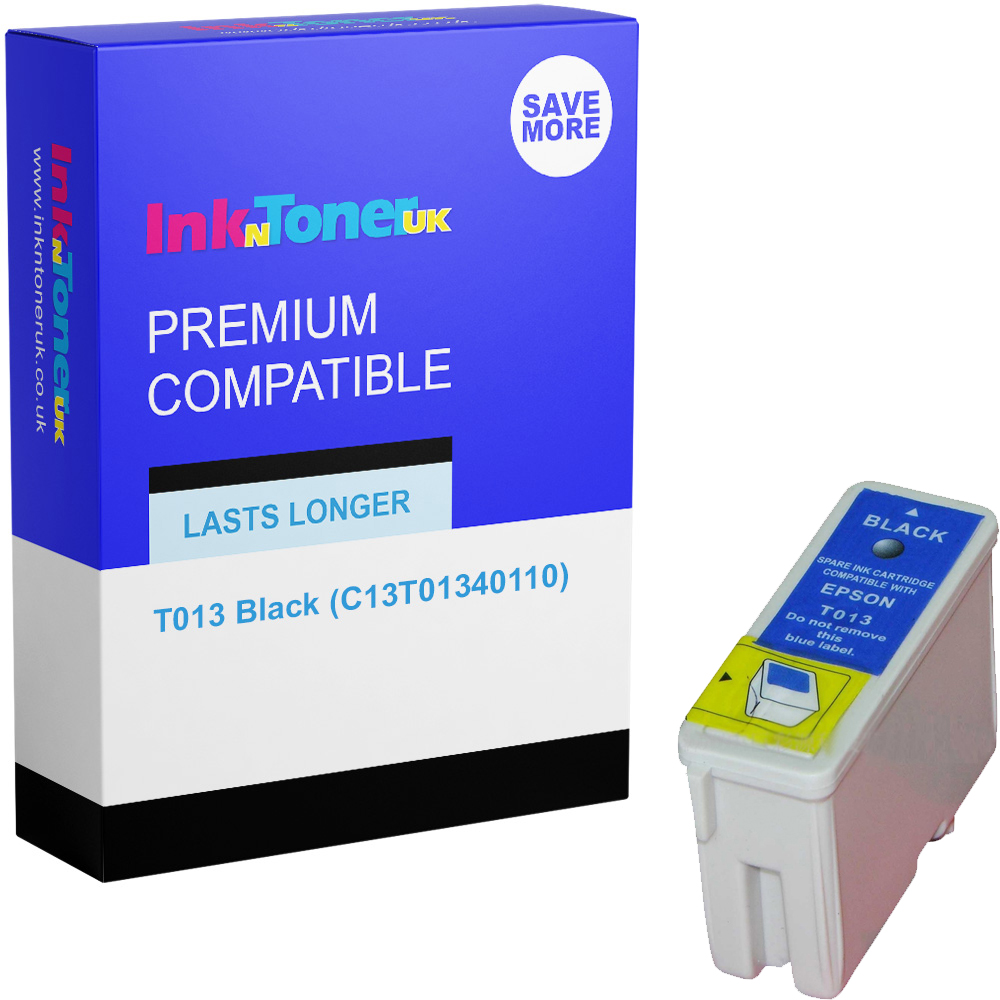 Premium Compatible Epson T013 Black Ink Cartridge (C13T01340110)