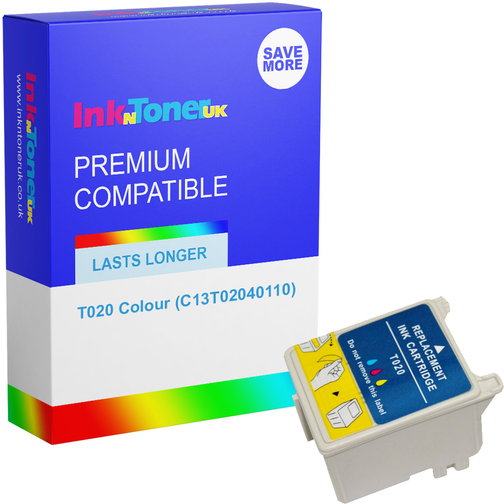 Premium Compatible Epson T020 Colour Ink Cartridge (C13T02040110)