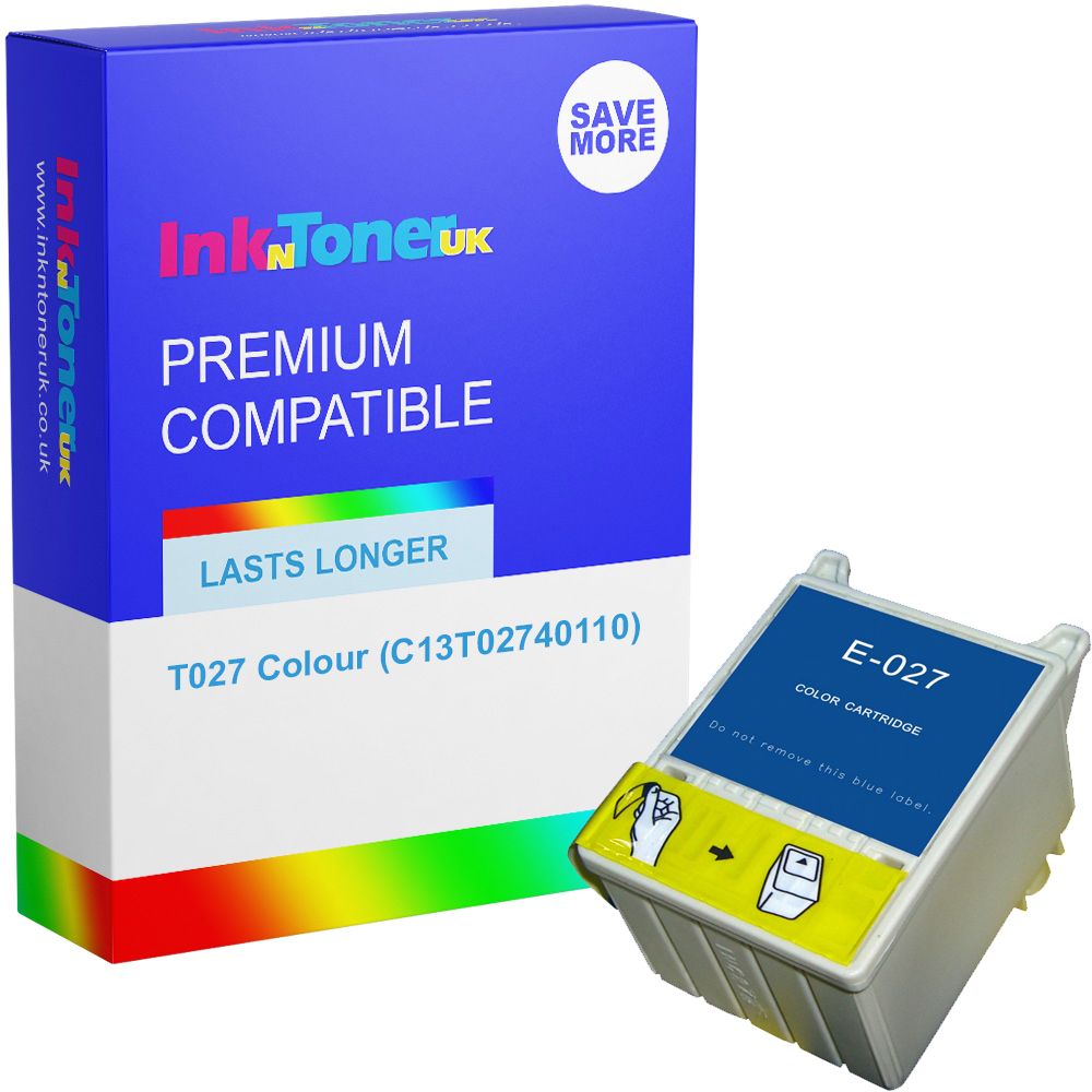 Premium Compatible Epson T027 Colour Ink Cartridge (C13T02740110)