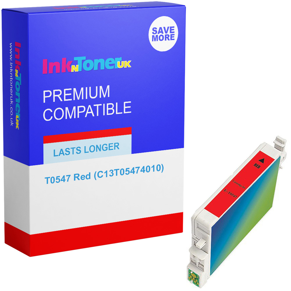 Premium Compatible Epson T0547 Red Ink Cartridge (C13T05474010) Frog
