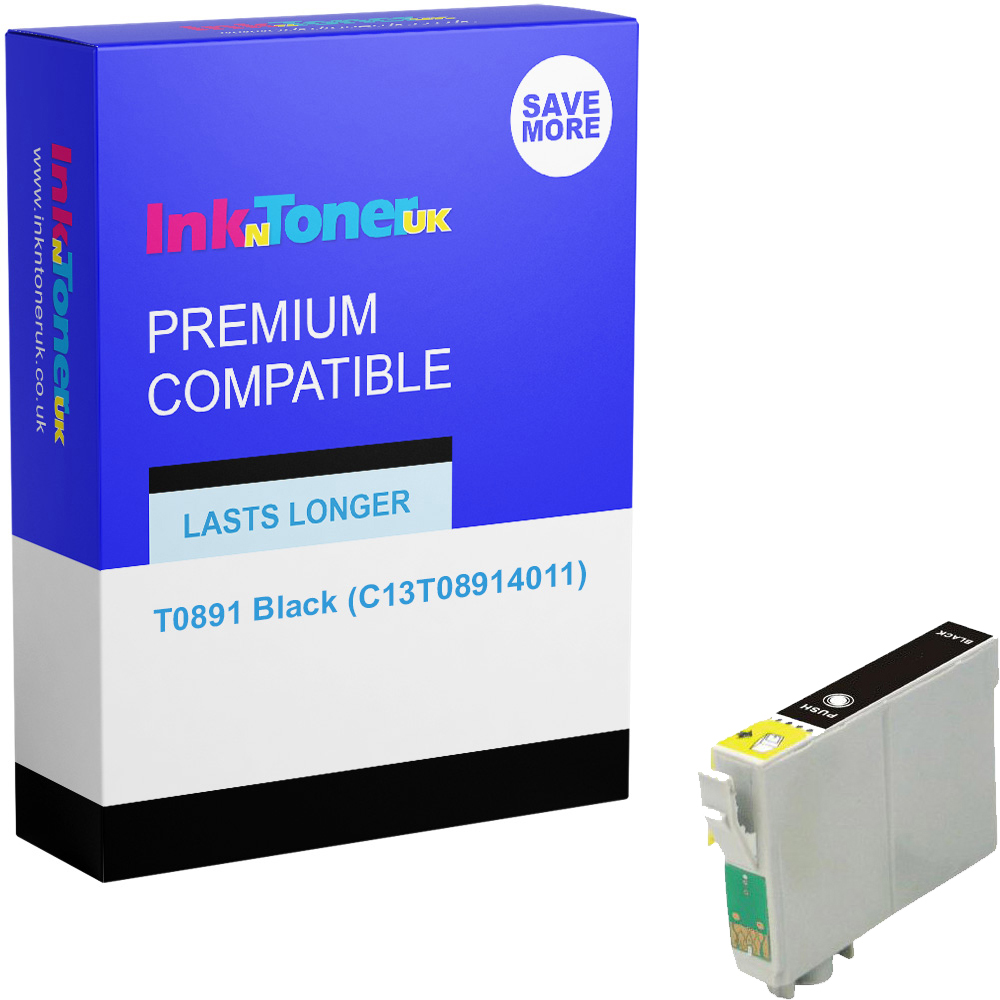 Premium Compatible Epson T0548 Matte Black Ink Cartridge (C13T05484010) Frog