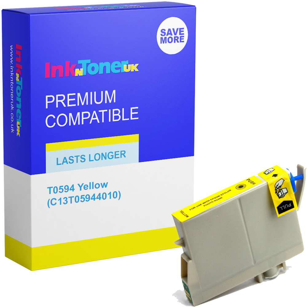 Premium Compatible Epson T0594 Yellow Ink Cartridge (C13T05944010) Lily