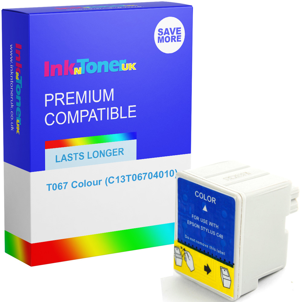 Premium Compatible Epson T067 Colour Ink Cartridge (C13T06704010)