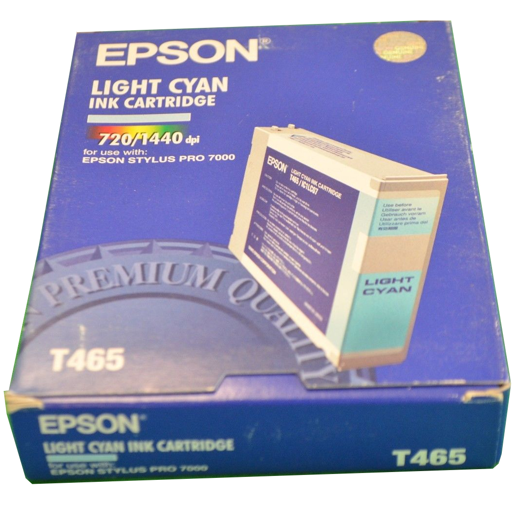 Original Epson T465 Light Cyan Ink Cartridge (C13T465011)