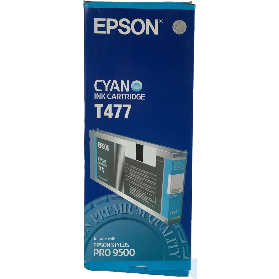Original Epson T477 Cyan Ink Cartridge (C13T477011)