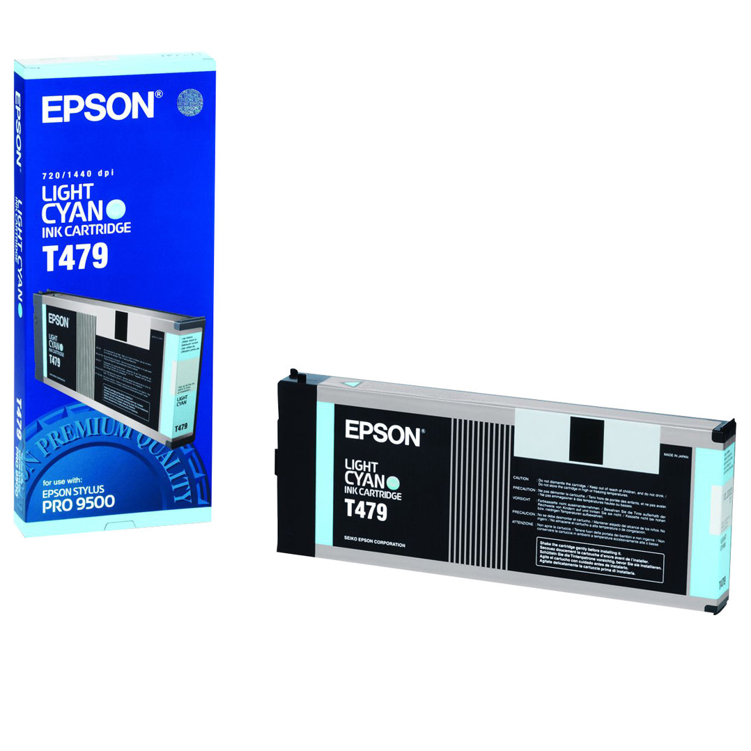 Original Epson T479 Light Cyan Ink Cartridge (C13T479011)