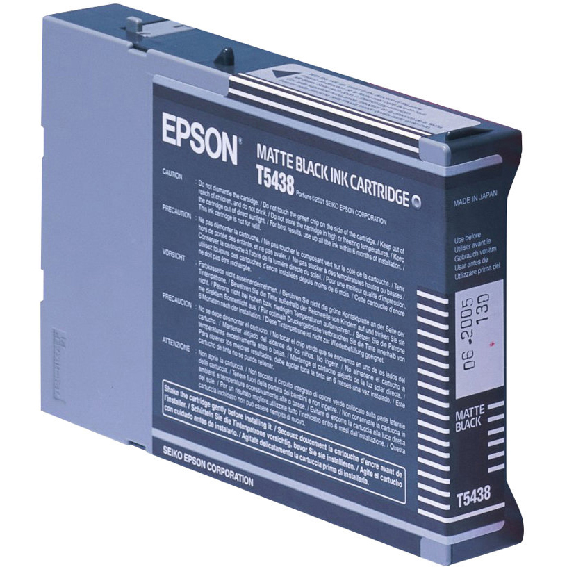 Original Epson T5438 Matte Black Ink Cartridge (C13T543800)