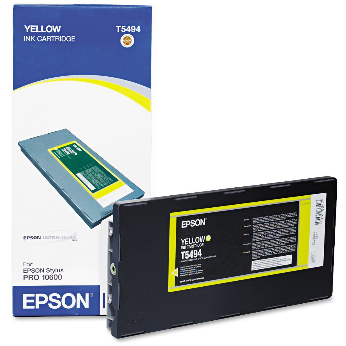 Original Epson T5494 Yellow Ink Cartridge (C13T549400)
