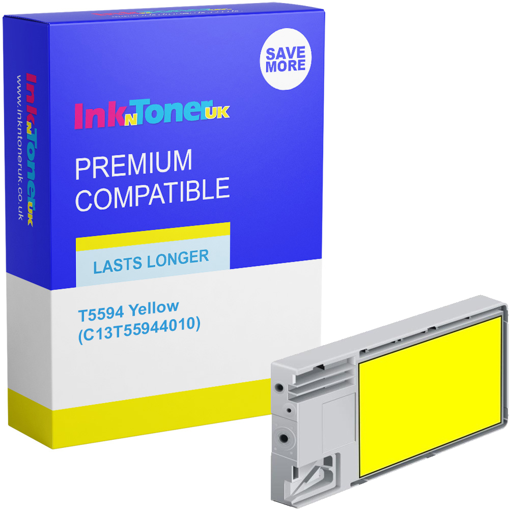 Premium Compatible Epson T5594 Yellow Ink Cartridge (C13T55944010) Penguin