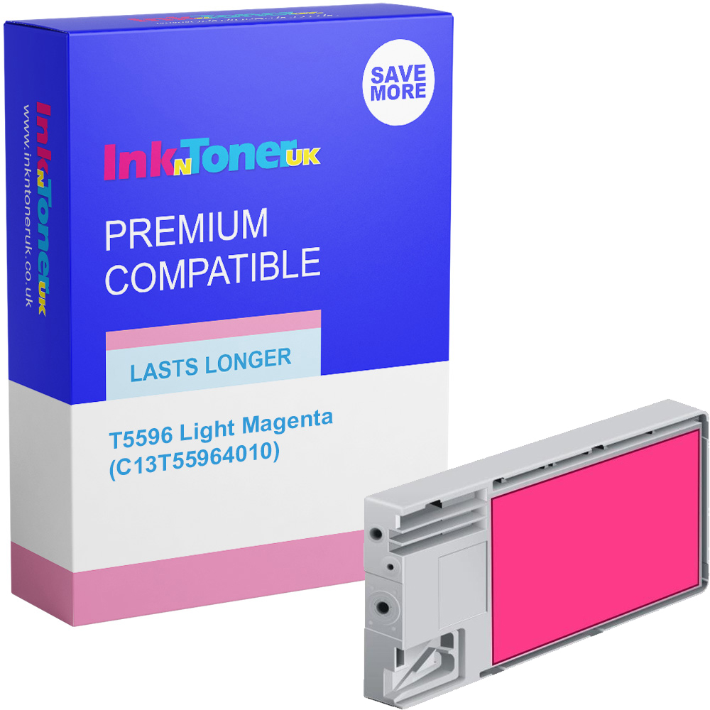 Premium Compatible Epson T5596 Light Magenta Ink Cartridge (C13T55964010) Penguin
