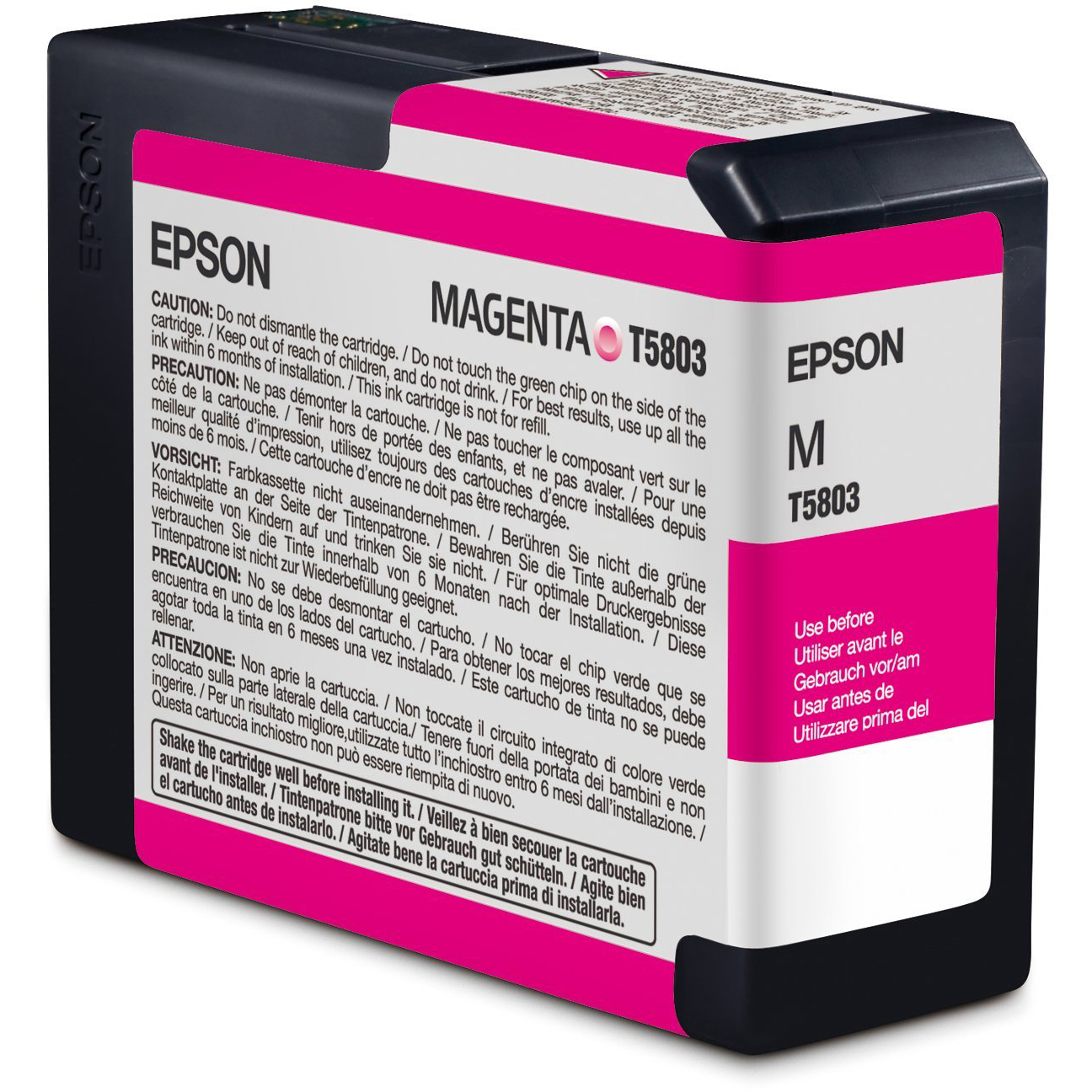 Original Epson T5803 Magenta Ink Cartridge (C13T580300)