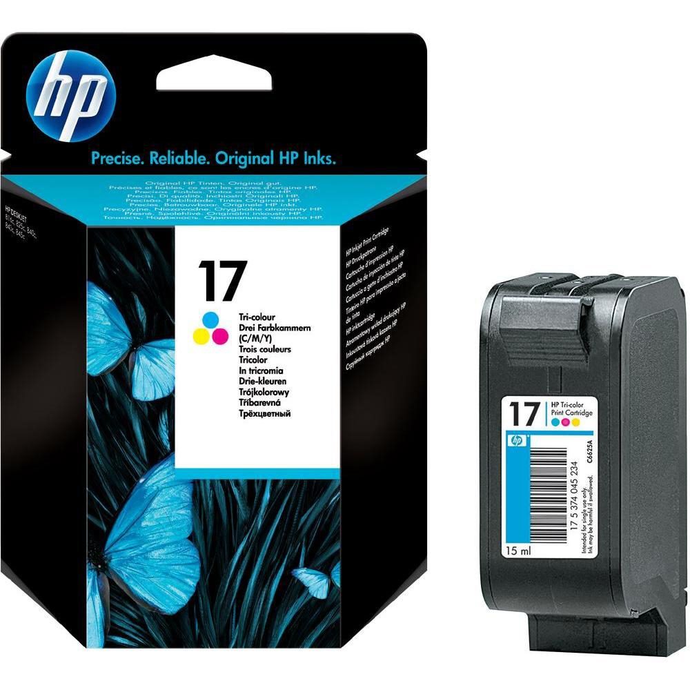 Original HP 17 Colour Ink Cartridge (C6625AE)