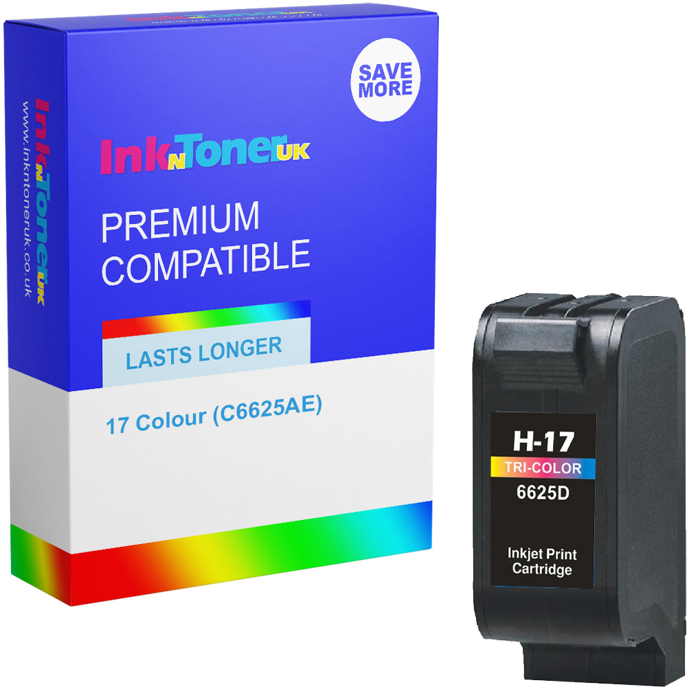 Premium Remanufactured HP 17 Colour Ink Cartridge (C6625AE)