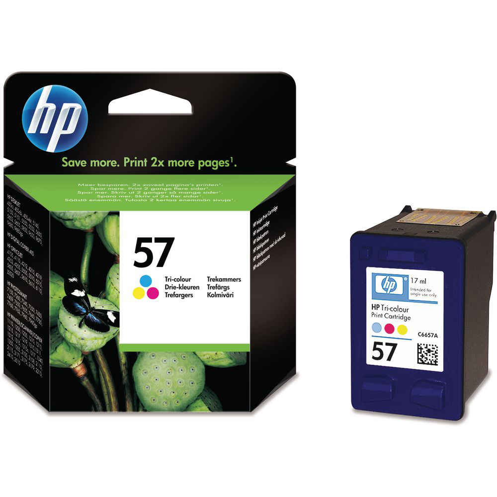 Original HP 57 Colour High Capacity Ink Cartridge (C6657AE)