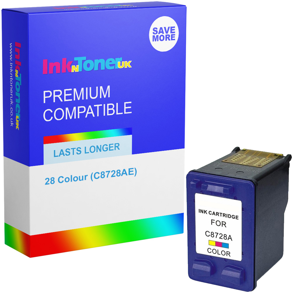 Premium Remanufactured HP 28 Colour Ink Cartridge (C8728AE)