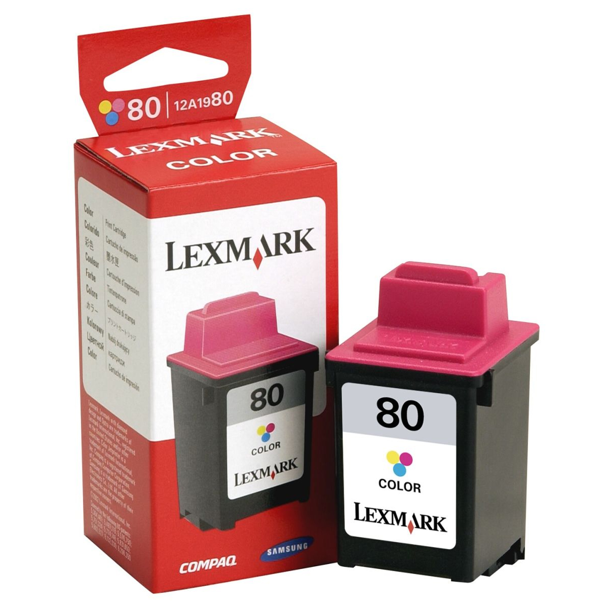 Original Lexmark 80 Colour Ink Cartridge (12A1980E)
