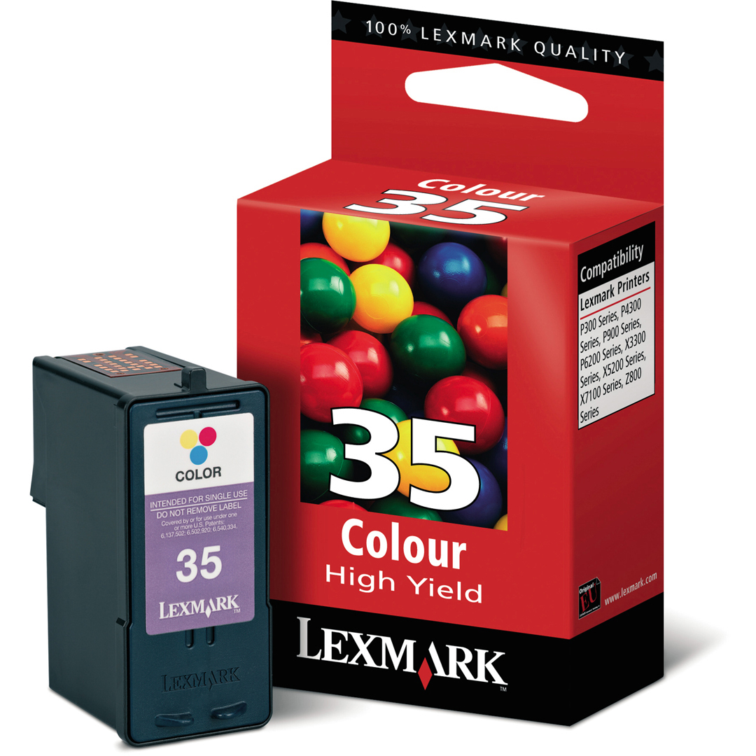 Original Lexmark 35XL Colour High Capacity Ink Cartridge (18C0035E)