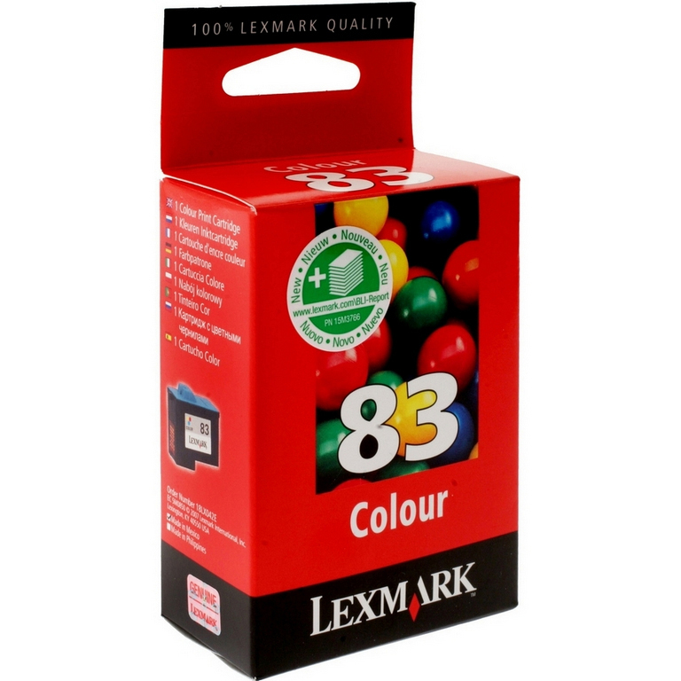 Original Lexmark 83 Colour Ink Cartridge (18LX042E / 18L0042E)