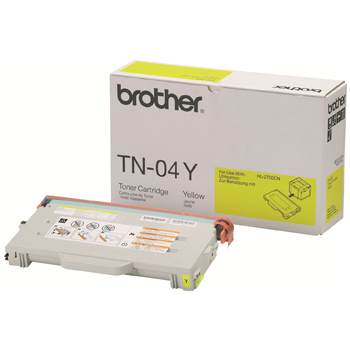 Original Brother TN-04Y Yellow Toner Cartridge (TN04Y)