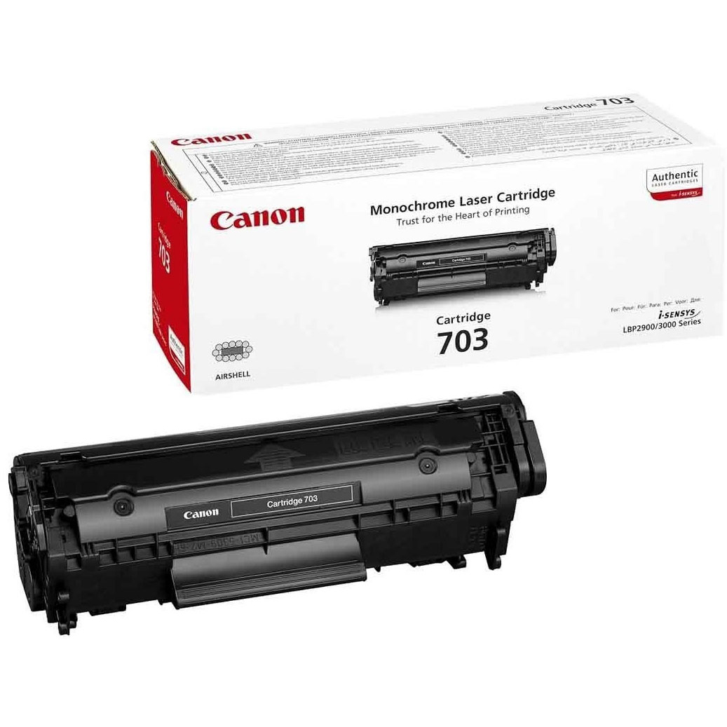 Original Canon 703 Black Toner Cartridge (7616A005AA)