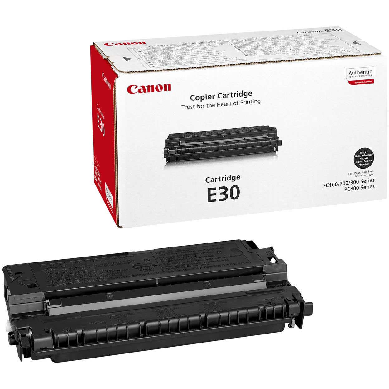 Original Canon E30 Black High Capacity Toner Cartridge (1491A003BA)