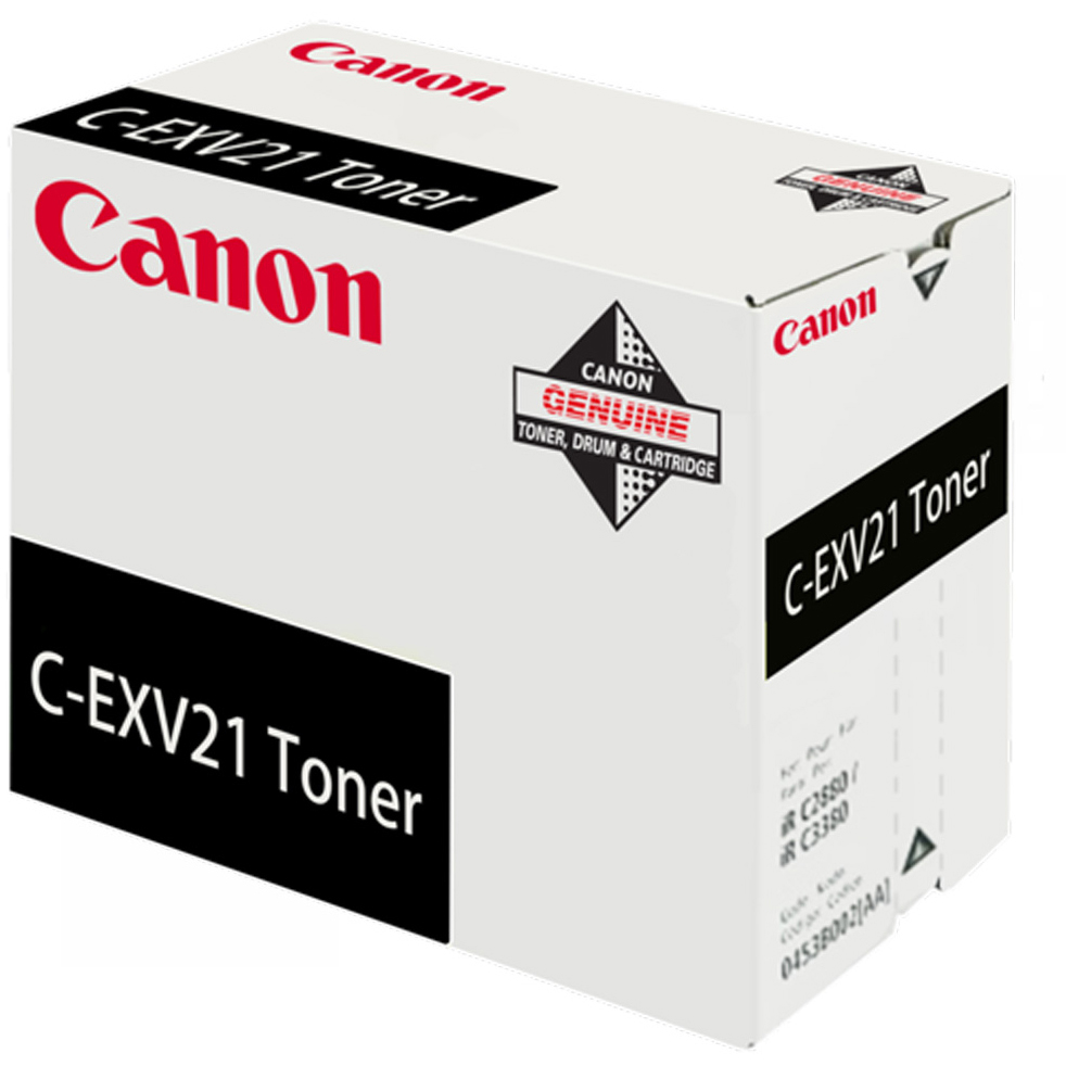 Original Canon C-EXV21 Black Toner Cartridge (0452B002AA)