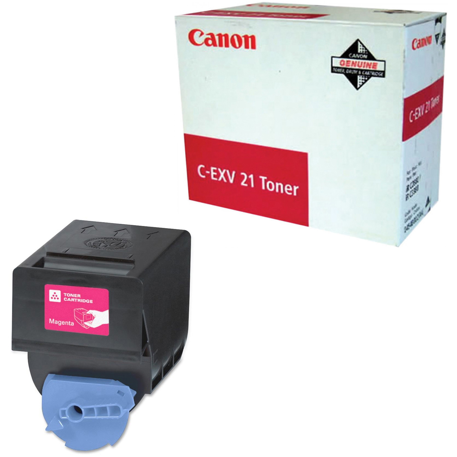 Original Canon C-EXV21 Magenta Toner Cartridge (0454B002AA)